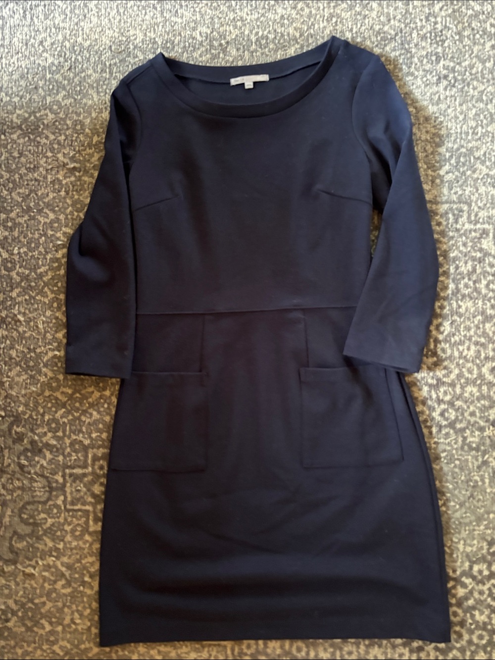 GAP 2012 Classic Navy Sheath Dress with Patch Pockets - Women